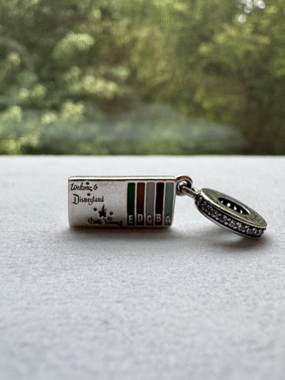 Pandora Disney Parks Ticket Dangle Charm